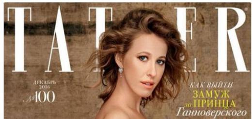 Pregnant Sobchak posed nude for the cover of a magazine